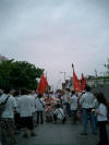 Lion dance for Tin Hau - when 2 lions meet